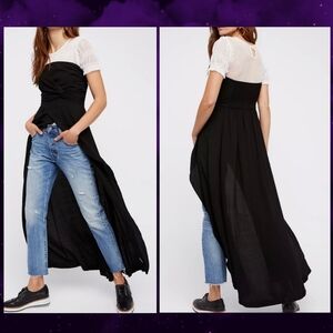 Free People Hi lo Smocked‎ Tube Top